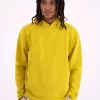 La Methode One Size Hoodie in pre-consumer recycled contamination-free cotton color Lime