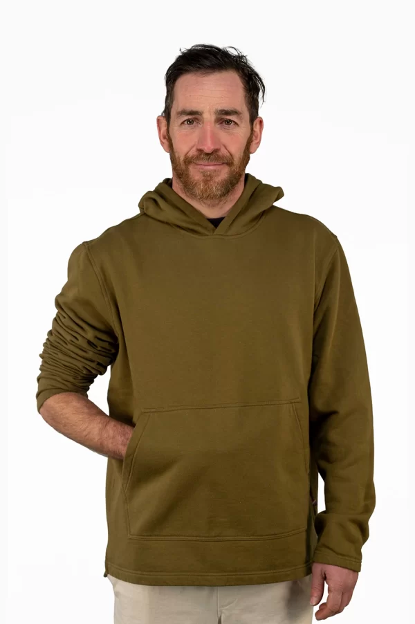 Contamination-free one size hoodie in color musk